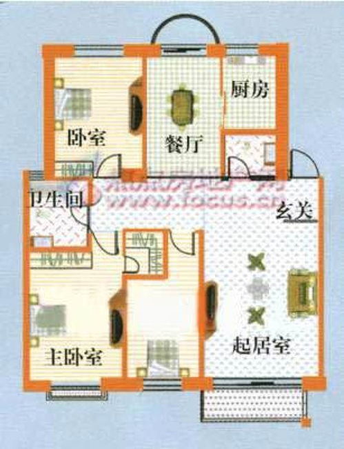 亿海盛都亿海盛都3室 2厅 1卫 115.56平方米 亿海盛都户型图